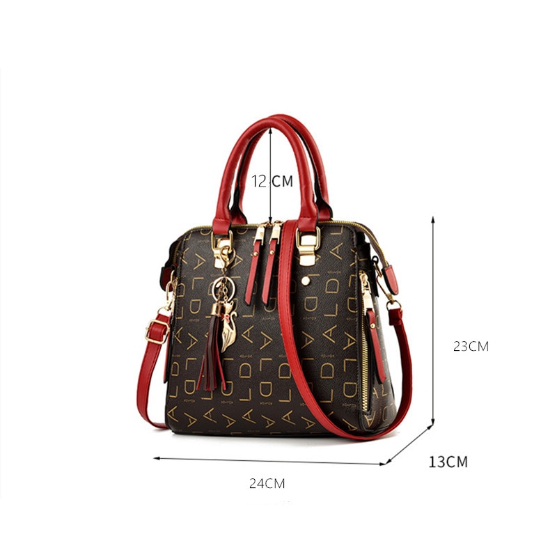 Luxury Women's Crossbody Bag in Print