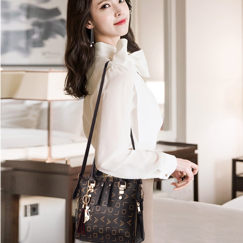 Luxury Women's Crossbody Bag in Print